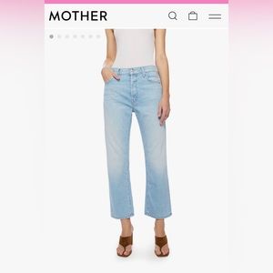 NWT MOTHER The Ditcher Crop- Size 27
